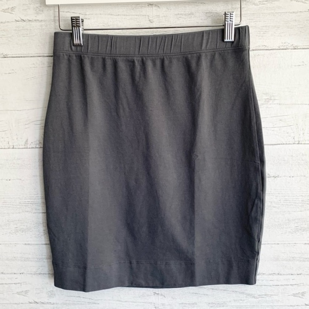 LAmade Grey Stretchy Pencil Skirt